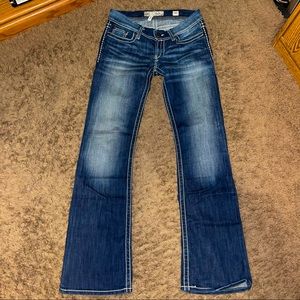 BKE Denim Stella Women’s Blue Flare Jeans 28L